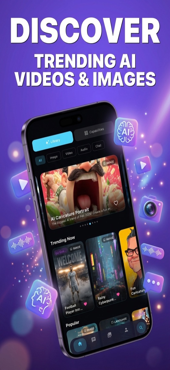 Discover trending AI videos and images